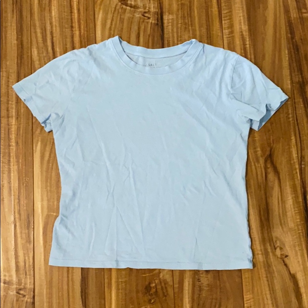Brandy Melville- John Galt baby blue tee